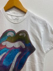 古着 Tシャツ the rolling storns ザローリングストーンズ 白 バンT