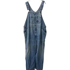OSHKOSH デニムオーバーオール W50 ライトブルー オシュコシュ USA製 サロペット ワークウェア 古着卸 アメリカ仕入 a707-5460