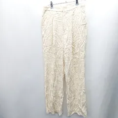 ◇ SENSE OF PLACE ストレートパンツ サイズM アイボリー レディース E  【1408060026074】