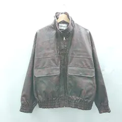 ◇ ⊇ nemne<!-利用不可文字-!>store ネンネストア フェイクレザー 長袖 ブルゾン サイズS ボルドー系 レディース E  【1502180055577】