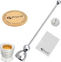 Praxia エッグシェルカッター 卵 殻 剥き器 エッグスタンド 付属(シルバー,  1個 (x 1))のサムネイル