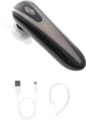 LUNAUTE 互換品LUNA ヘッドセット ワイヤレスイヤホン ヘッドホン ブラックカラー(ブラック)