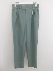 ◇ green label relaxing UNITED ARROWS タック スラックス パンツ サイズ38 ライトグリーン系 レディース P  【1302180000849】