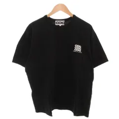 プレイコムデギャルソン PLAY COMME des GARCONS 2023 CDG ロゴ プリント Tシャツ 半袖 S 黒 ブラック /FF
