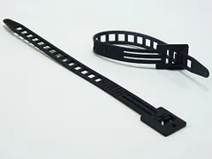 テクノベインズ 太いケーブルもしっかり束ねる 硬くて緩まない ケーブル結束バンド 15.7cm 20本入り (黒) TSTA157PK-B0-20