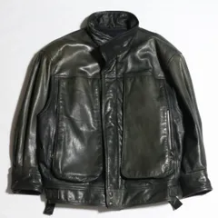 イッセイミヤケ　黒ボンディングライダースジャケット レザージャケット(M ブラック): ウェア・グッズ｜HondaGO BIKE GEAR