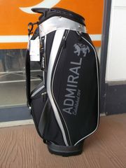 新品 Admiral キャディバッグ ADMG5AC9 軽量 9型 2.7kg ブラック アドミラル ゴルフバッグ