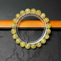 逸品 EU製 ★極!極満針ルチルクォーツ★ブレスレット パワーストーン 天然石B 綺麗 金運 お守り 9.3-9.9mm ZB8798