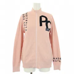 パーリーゲイツ PEARLY GATES 22SS ゴルフウェア ニットジップジャケット ブルゾン ジップアップ ロゴ 0 S ピンク 055-2172202 /TKのサムネイル