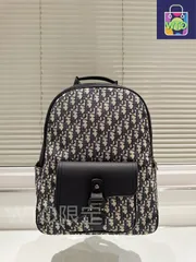 【今日特価】DIOR ディオール ウィンターシリーズ オブリーク柄刺繍のリュックサック-WTO輸入1