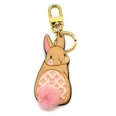 ルイヴィトン ポルトクレバニー レザー バッグチャーム ABランク M00994 中古