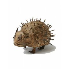 ハリネズミ 置物 天然素材 ハンドメイド - メルカリ