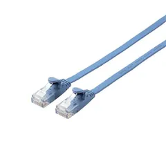 エレコム LANケーブル/CAT6/フラット/10m/ブルー LD-GF2/BU10