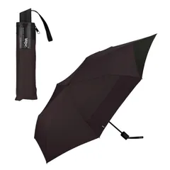 Wpc. [リュックが濡れない] 折りたたみ傘 BACK PROTECT FOLDING ブラウン×ブラック 雨傘 晴雨兼用 55cm 大きい メンズ 男性 バックパック 後ろが長い 通勤 通学 シンプル おしゃれ  [ブラウン×ブラック] [雨傘折りたたみ]