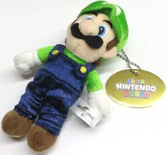 【中古】雑貨 ルイージ(キラキラ生地) ぬいぐるみキーチェーン 「スーパーマリオ」 ユニバーサル・スタジオ・ジャパン スーパーニンテンドーワールド限定