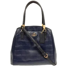 【極美品】 COACH コーチ ハンドバッグ ショルダー ドーム型 クロコ型押し 楽天市場】クロコ 型押し（ブランドコーチ）（レディースバッグ