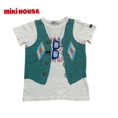 1526◯ miki house 半袖　tシャツ　カットソー　100