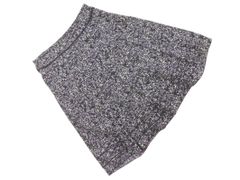COMME CA DU MODE コム サ デ モード 総柄 Aライン 台形 スカート size9/紫 ■■ レディース