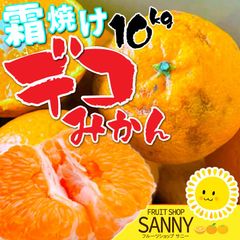 愛媛県産 デコみかん 10kg(+約0.5kg多め) 霜焼け デコポン 訳あり でこぽん 不揃い フルーツ 果物 くだもの みかん 柑橘類