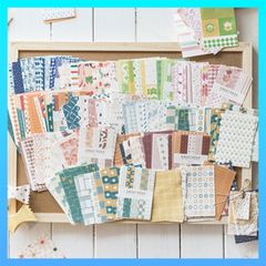 素材紙 コラージュ レトロ スウィートネス 紙モノ まとめ売り デザインペーパー (K)