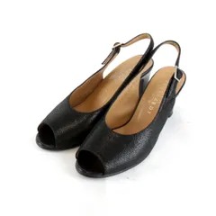 『USED』 トラサルディ 23 パンプス  ブラック