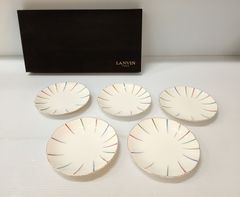 LANVIN/ランバン　銘々皿5枚セット【中古品】