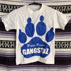 デッドストック アメリカ製 DPG Puppy Pound GANGSTAZ キッズ Ｔシャツ DPG Stamp ホワイト MADE IN USA