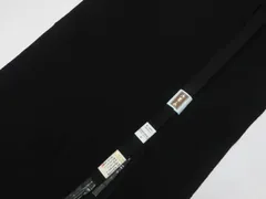 【一輝堂】【着物】 和装小物 帯締め 帯揚げ セット 帯締 帯揚 喪服用 ちりめん 平組 25w02-2747