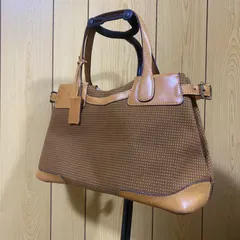 59 topkapi トプカピ ショルダーバッグ ブラウン キャンバスのサムネイル
