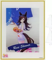 【中古】アクリルスタンド・アクリルパネル ライスシャワー(ペインタースタイル) アクリルボード 「ウマ娘 プリティーダービー NAMCO Promotion 抽選くじ」 A-5賞
