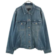 【激レア】Lee リー デニムジャケット XL セカンドタイプ ビッグサイズ SUPERSIZED ビッグシルエットライダースデニムジャケット
