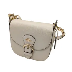 2WAY COACH コーチ 2WAY ショルダーバッグ ミニバッグ ミニマム C5685 馬車 ホワイト系