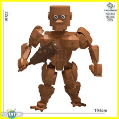 Tung Tung Tung Sahur 툰툰툰 사푸르 레고 호환 블록 장난감 교육 장난감 크리스마스 아이 선물 LEGO 선물 Itarian Brainrot 이탈리아 브레인 밧 밈 tslb025