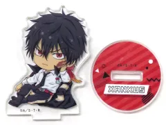 【中古】アクリルスタンド・アクリルパネル XANXUS ミニアクリルスタンド 「ひこくじONLINE 家庭教師ヒットマンREBORN! -Insieme a un peluche-」 D-5賞