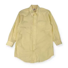 90s VAN JAC ヴァンヂャケット BD ボタンダウン 長袖シャツ /イエロー メンズ ビンテージ