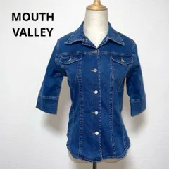 MOUTH VALLEY マウスバレー デニムブルー ジャケット Gジャン L