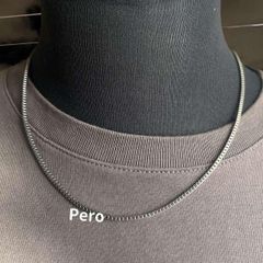 50センチ ボックスチェーン ネックレス メンズ ステンレス アクセサリー