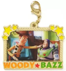 【中古】キーホルダー・マスコット(キャラクター) ウッディ＆バズ 「トイ・ストーリー4 フォトチャームコレクション」 劇場グッズ