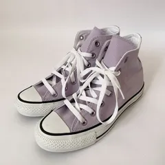 【良】コンバース　オールスター　ハイカット　スニーカー　23.5cm ラベンダー