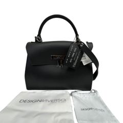【新品未使用タグ付】DESIGNINVERSO（デザインヴェルソ） Whim Gazette（ウィム ガゼット）　ワンハンドルBAG　ブラック　ショルダーバッグ　ハンドバッグ　2wayバッグ
