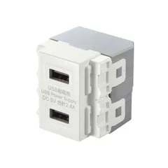 エスコ EA940CF-85 USB給電用コンセント USB TypeA／2ポー EA940CF85【沖縄離島販売不可】