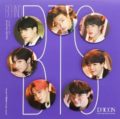 【中古】バッジ・ピンズ [単品] BTS(防弾少年団) ピンボタンセット(7個組) 「Dicon Vol.2 BTS写真集 『BEHIND』 JAPAN SPECIAL EDITION」 同梱品