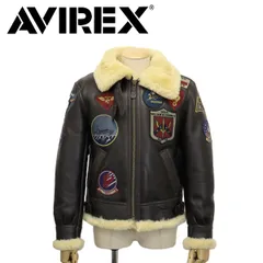 AVIREX (アヴィレックス) 6111040 B-3 TOP GUN トップガン レザージャケット 55BROWN 40
