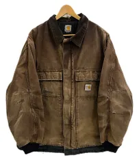 カーハート Carhartt FRライン フレームレジスタント トラディショナルコート ダックワークジャケット 茶 ボロ C26 DKB 2XL ジャケット ブラウン 3Lサイズ 101MT-4679