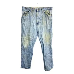 Wrangler デニムパンツ W38 ラングラー ビッグサイズ ライトブルー メキシコ製 古着卸 アメリカ仕入 2501-746