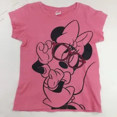 M1-01267 【KIDS】UNIQLO (ユニクロ)半袖 Tシャツ 女児 (110) /ピンク G