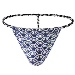 ふんどし 褌 メンズ tバック 和柄 ねじり紐 ゴム 軽い サラサラ 速乾 蒸れにくい 締め付けない 快適 おしゃれ 勝負下着 セクシー お祭り 浴衣 新兵衛 mt-014