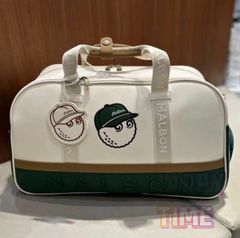 Malbon Golf ボストンバッグ シューズケース 新品 ネイビー - メルカリ