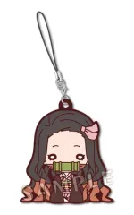 【中古】キーホルダー・マスコット(キャラクター) 竈門禰豆子 「鬼滅の刃 にとたん ラバーマスコット」