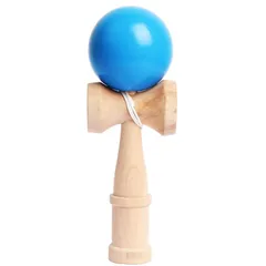(pont du monde) けん玉 ケン玉 剣玉 Kendama おしゃれ 競技用 おもちゃ 6歳以上 (青色) [ブルー]のサムネイル